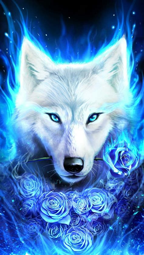 Download Mystical Wolf Wallpaper