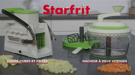 Starfrit 92919 Pro Coupe Cubes Et Frites Et 92900 Pro Hachoir De