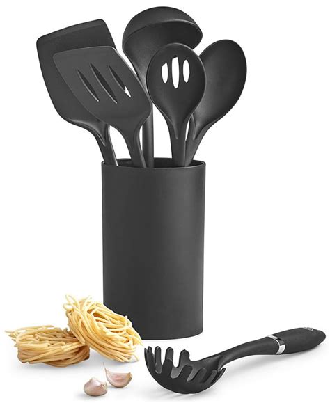 Martha Stewart Collection 7 Pc Nylon Tool Set And Crock Created For