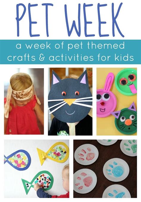 Pet Week Week Of Playful Learning Activities Preschool Crafts Pets