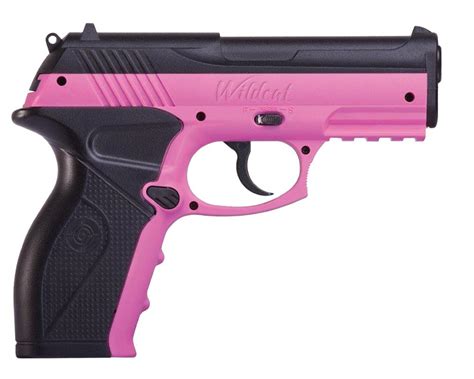 Crosman P Pnk Wildcat Air Pistol Semi Automatic Rd Pink Black