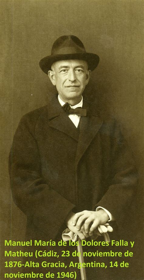 Compositores Modernos Y ContemporÁneos 1910 Presente Manuel De Falla