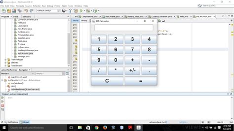 Simple Calculator Program In Java Using Jframe
