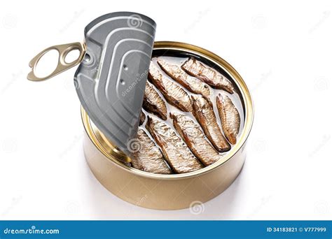 Tinned Sardines Stock Image Image Of Objects Group 34183821