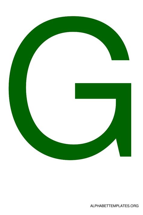 6 Best Images Of Large Printable Alphabet Letter G Printable Alphabet