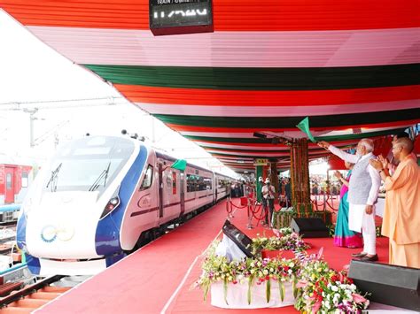 varanasi new delhi vande bharat express pm modi to flag off second vande bharat train on