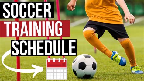 How To Make A Soccer Training Schedule Youtube