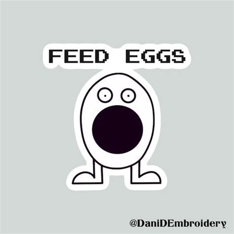 Nude Egg Sticker Etsy