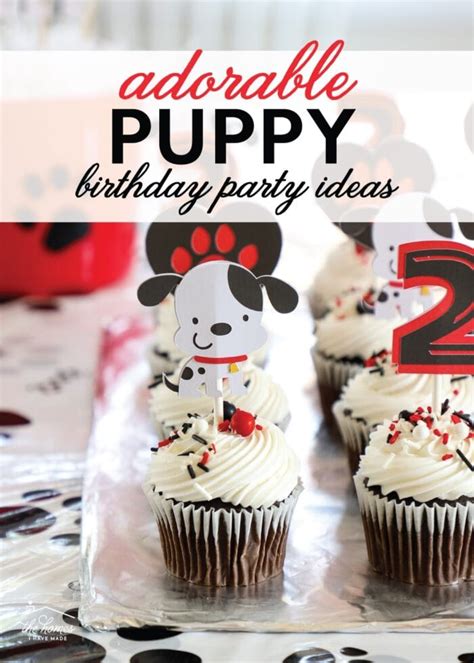 An Adorable Puppy Dog Themed Birthday Party The Homes I Have Made