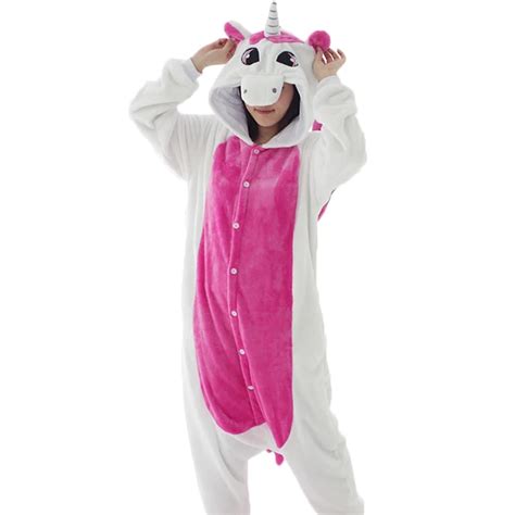 Buy New Flannel Unicorn Pijama Cartoon Cosplay Adult