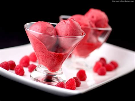 Raspberry Sorbet Illustrated Recipe Meilleur Du Chef