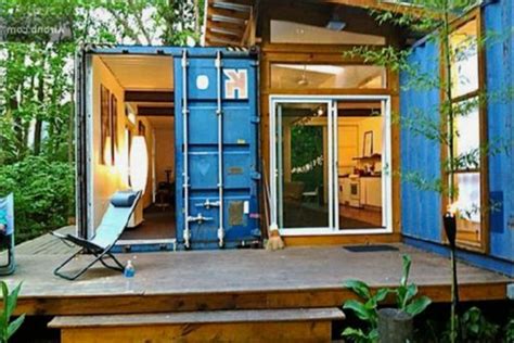 Haus für 4 personen mit terrasse und nah am wald. Container Haus Mieten