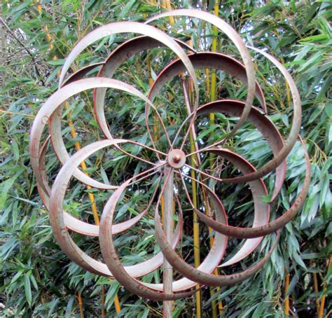 Garden Wind Spinner Wind Sculpture Kinetic Art For Your Garden