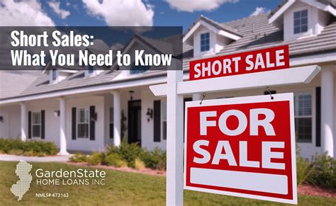 Short Sales What You Need To Know Garden State Home Loans Nj