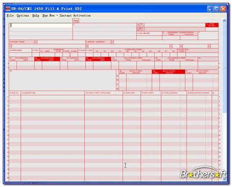 Ub 04 Fillable Template Tutoreorg Master Of Documents