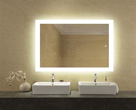 Ledmyplace Led Bathroom Lighted Mirror 24x36 Inch Window Style Lighted Vanity
