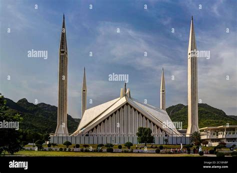 Faisal Mosque In Islamabad Capital Of Pakistan Stock Photo Alamy