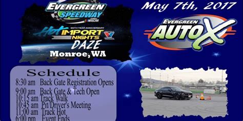 May 7th AutoX Evergreen Speedway