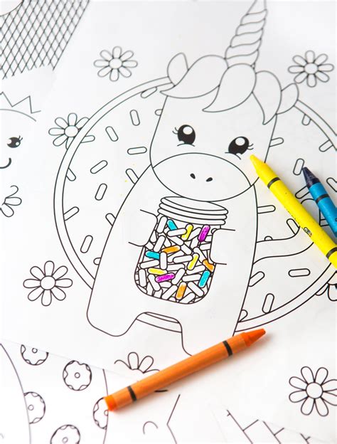 Printable Unicorn Coloring Pages Pdf Scroll To See 19 Free Printable