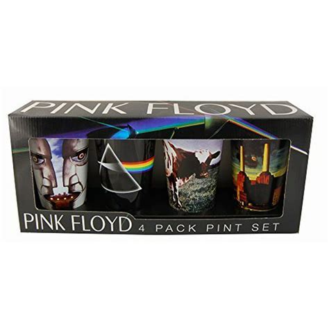 Pink Floyd Pint Glass Set Of 4