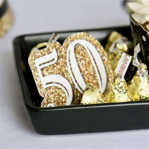 Big Dot Of Happiness Adult 50th Birthday Gold Diy Shaped Birthday