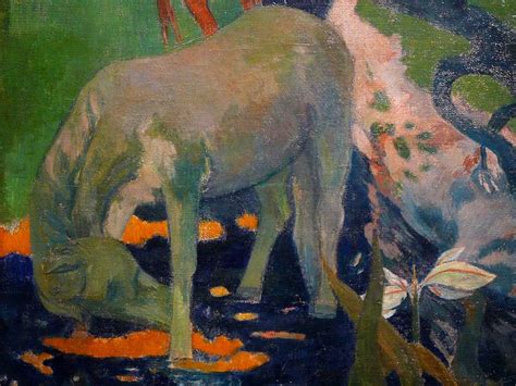 GAUGUIN 1898 Le Cheval Blanc Detail 32 Peintures françaises