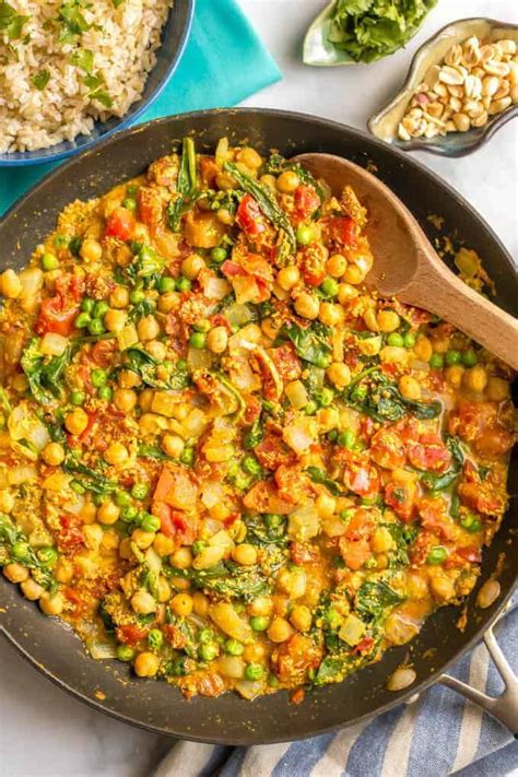 Quick Easy Vegetarian Curry Minutes Recipe Quick Vegetarian