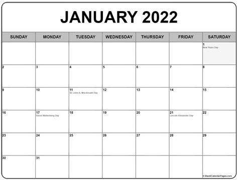 Free Printable January 2022 Calendars Wiki Calendar Free Printable