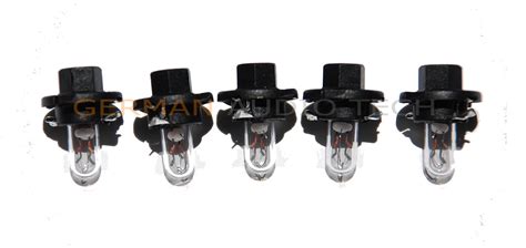 5x Bmw Black Dash Instrument Cluster Obc Bulb 12v 12w E36 E34 E39 623