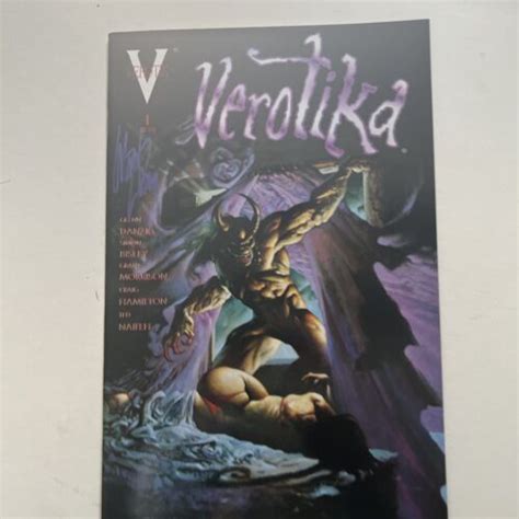 Verotika 1 Vf Comic Signed By Glenn Danzig Verotik Simon Bisley Grant Morrison Ebay
