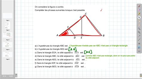 Vocabulaire Du Triangle Rectangle S1e2 Youtube