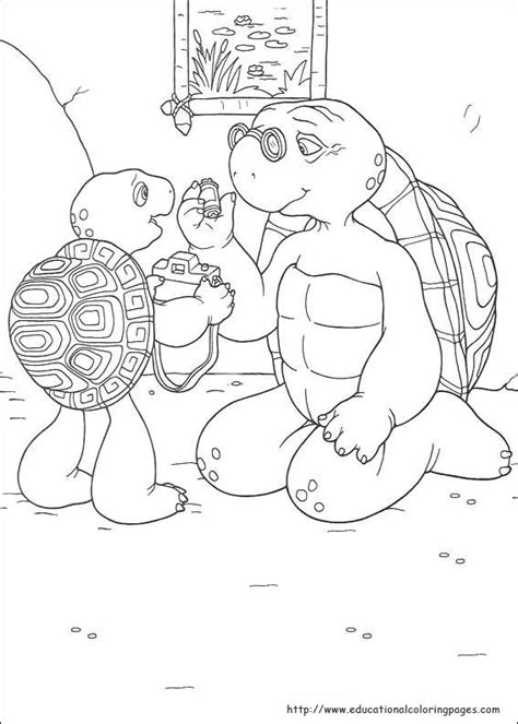 Franklin Coloring Pages - Educational Fun Kids Coloring Pages and