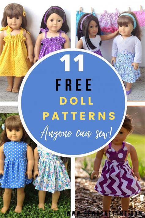 11 Ways To Make Ag Doll Clothes Free Sewing Patterns Sew Crafty Me