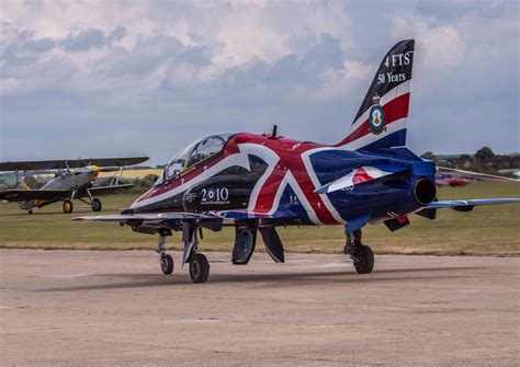 Bae Hawk T1a 4 Fts Raf Valley Solo Display And 4 Fts Anniversary Colour
