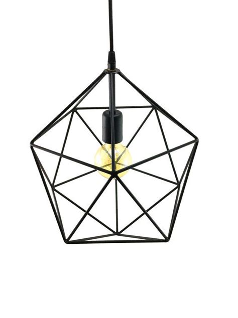 Geometric Pendant Light Handmade Hanging Light Cage Polyhedron