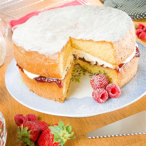 Victoria Sponge Cake The Cherry Tree Desserts Baking Victoria Sponge Cake