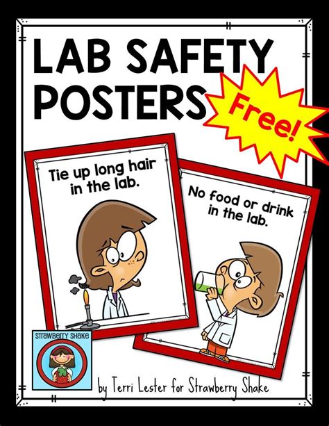 Free Laboratory Safety Posters Lab Safety Poster Lab Safety Science Lab Safety
