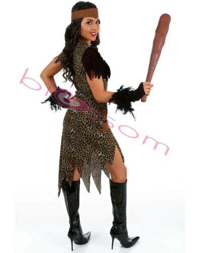 K103 Cavewoman Prehistoric Cave Girl Jungle Jane Tarzan Woman Fancy Costume Ebay