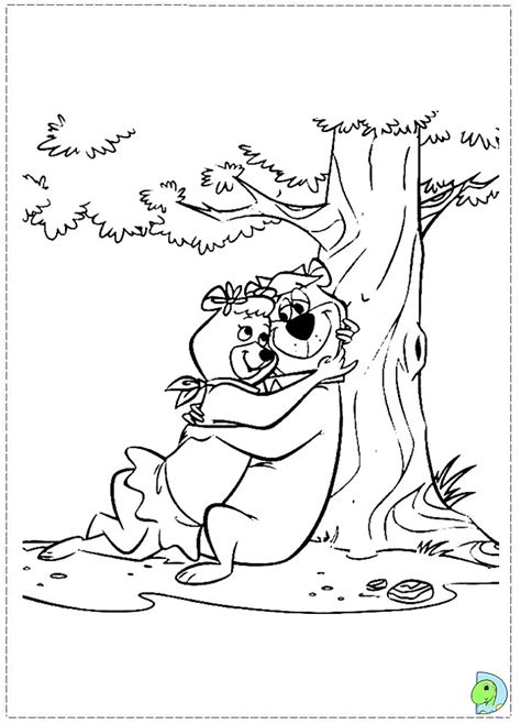 Yogi Bear Coloring Page