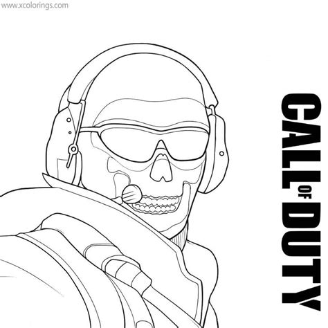 Call Of Duty Coloring Pages Ghost