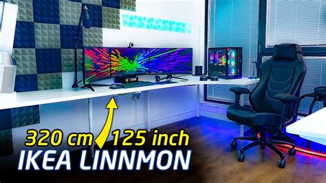 The Ultimate Ikea Linnmon Desk Setup Youtube