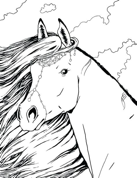 Horse Coloring Pages For Adults Best Coloring Pages For Kids