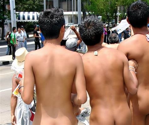 Performing Males Naked Lads Protest