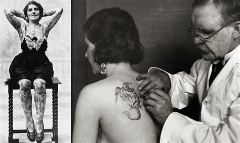 Tattoos Vintage Photographs Reveal Incredible Head To Toe Ink On Women In The S S And