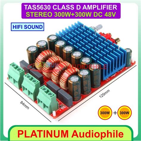 jual wtb002 tas5630 amplifier class d 2x300w tas5630 class d amplifier stereo original shopee