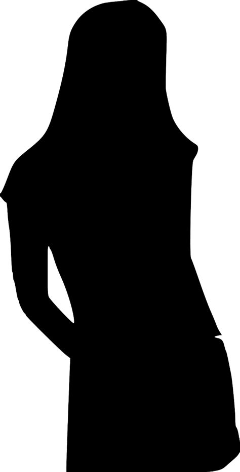 Download Silhouette Female Outline Royalty Free Vector Graphic Pixabay