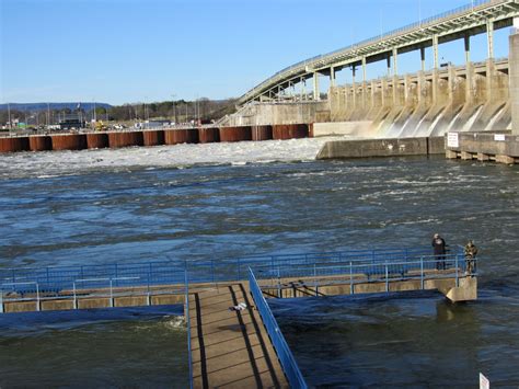 Chickamauga Dam Across The Tennessee River In Chattanooga Tn