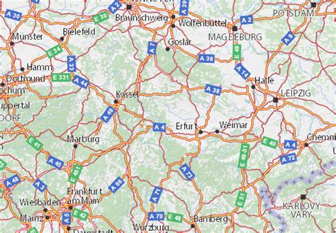 Michelin Germany Map Viamichelin