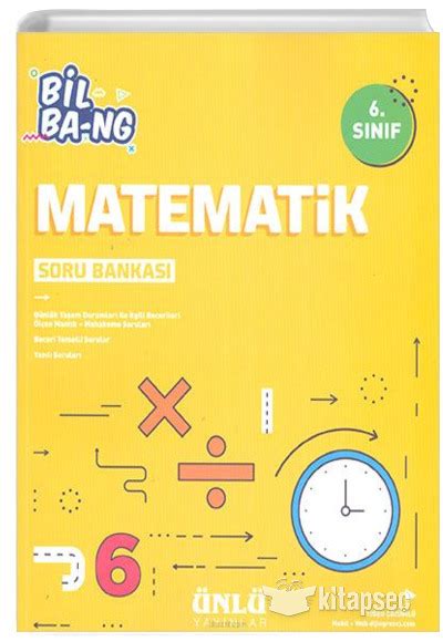 6.Sınıf Matematik Soru Bankası Ünlü Yayınlar | 9786257921053