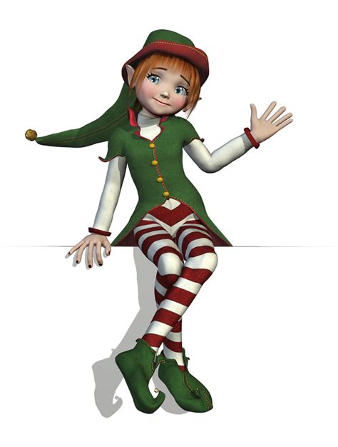 Cartoon Girl Elf